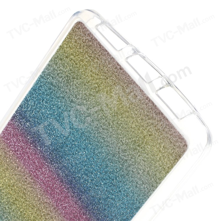 Case Huawei P9 Lite / Pre-order * เคส TPU นุ่มและยืดหยุ่น ตกแต่งด้วยกากเพชรลักษณะพราว *