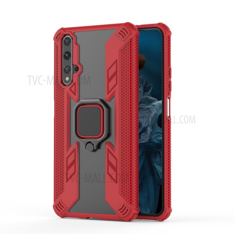 Case Huawei Nova 5T / Pre-order * เคสโทรศัพท์ PC + TPU ไฮบริดพร้อมขาตั้ง *