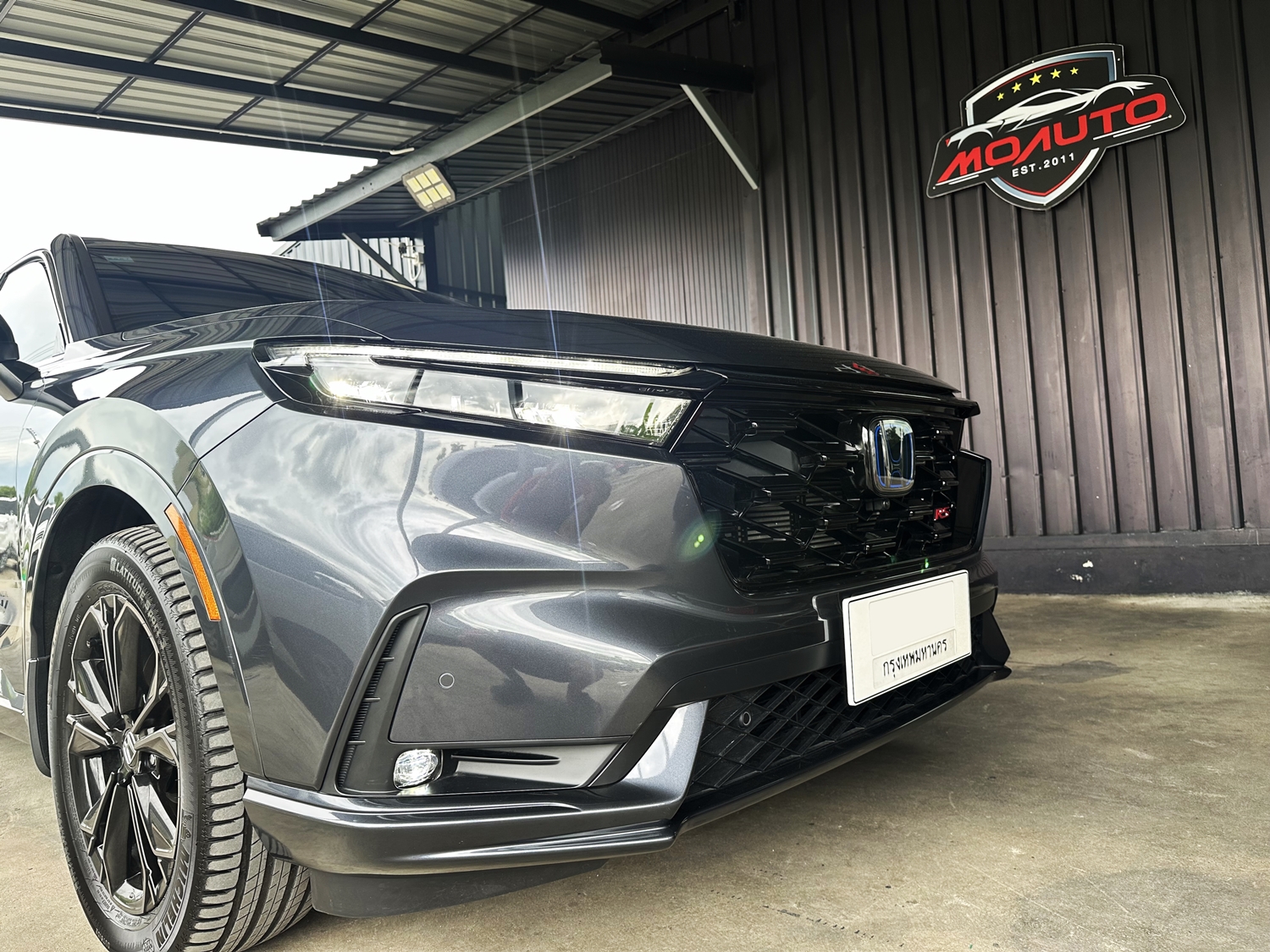 ชุดกระจกช่วยเตือนมุมอับสายตา V1 ( BSM ) CR-V G6