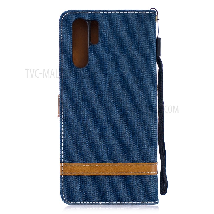 Case Huawei P30 Pro / Pre-Order * สีทูโทน ผ้า Jean หนัง PU *