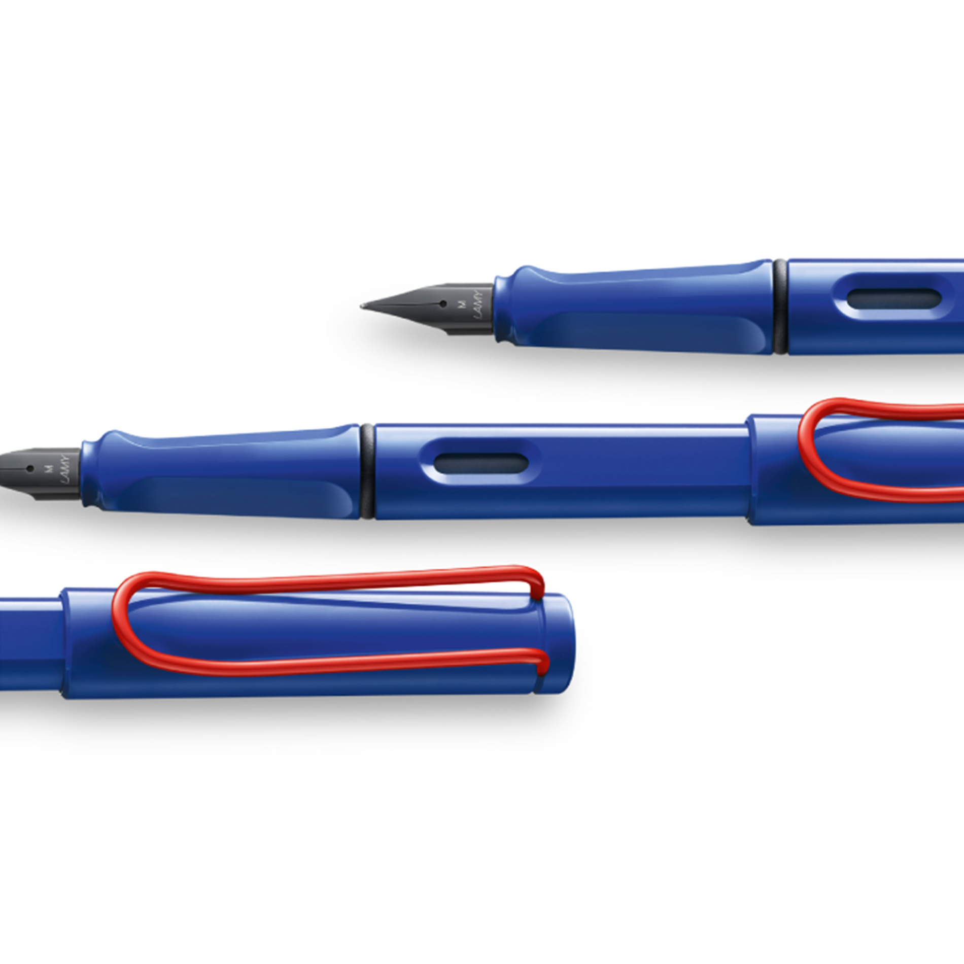 LAMY safari retro blue & red fountain pen