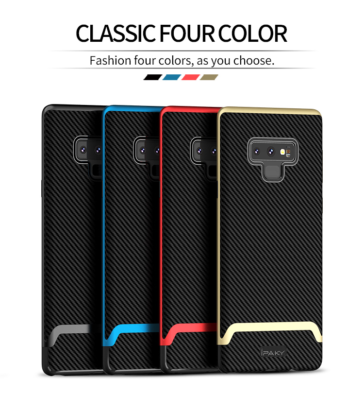 Case Samsung Galaxy Note9 / Pre-Order * IPAKY 2-Piece เคสกันชน + คาร์บอนไฟเบอร์ TPU ไฮบริด Drop *