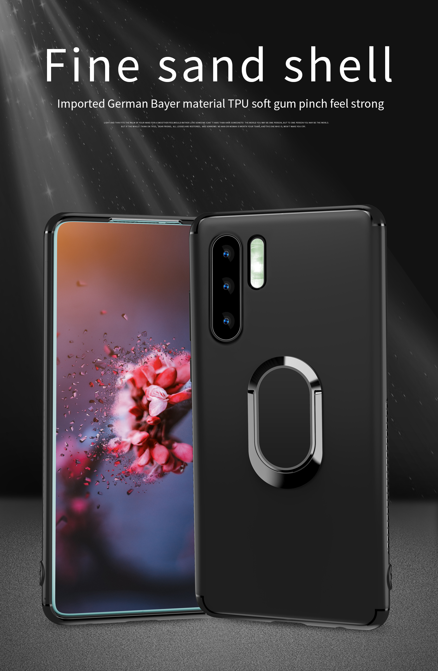 Case Huawei P30 Pro / Pre-Order * เคส TPU+ แหวนนิ้วแม่เหล็ก+ขาตั้ง *