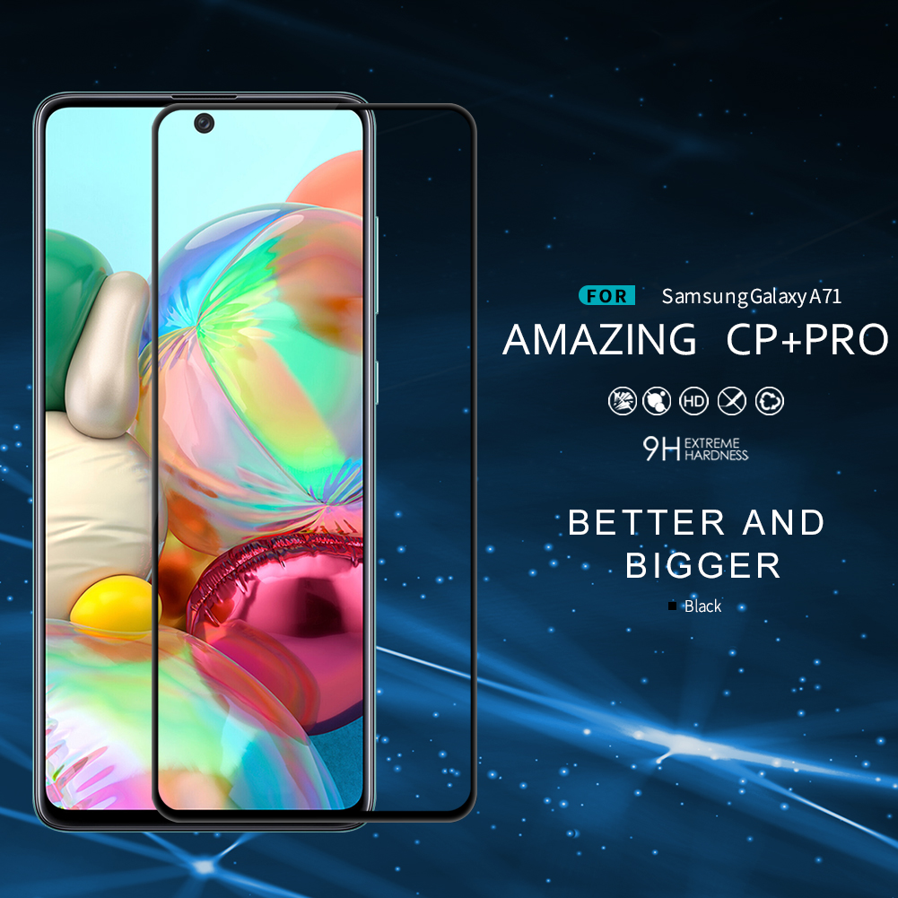 กระจกกันรอย Samsung Galaxy A71 / Pre-order * NILLKIN Amazing CP + Pro ญี่ปุ่นนำเข้าวัสดุแก้ว AGC นาโนเทคโนโลยีของ HARVES เคลือบป้องกันแสงสะท้อนป้องกันลายนิ้วมือ *