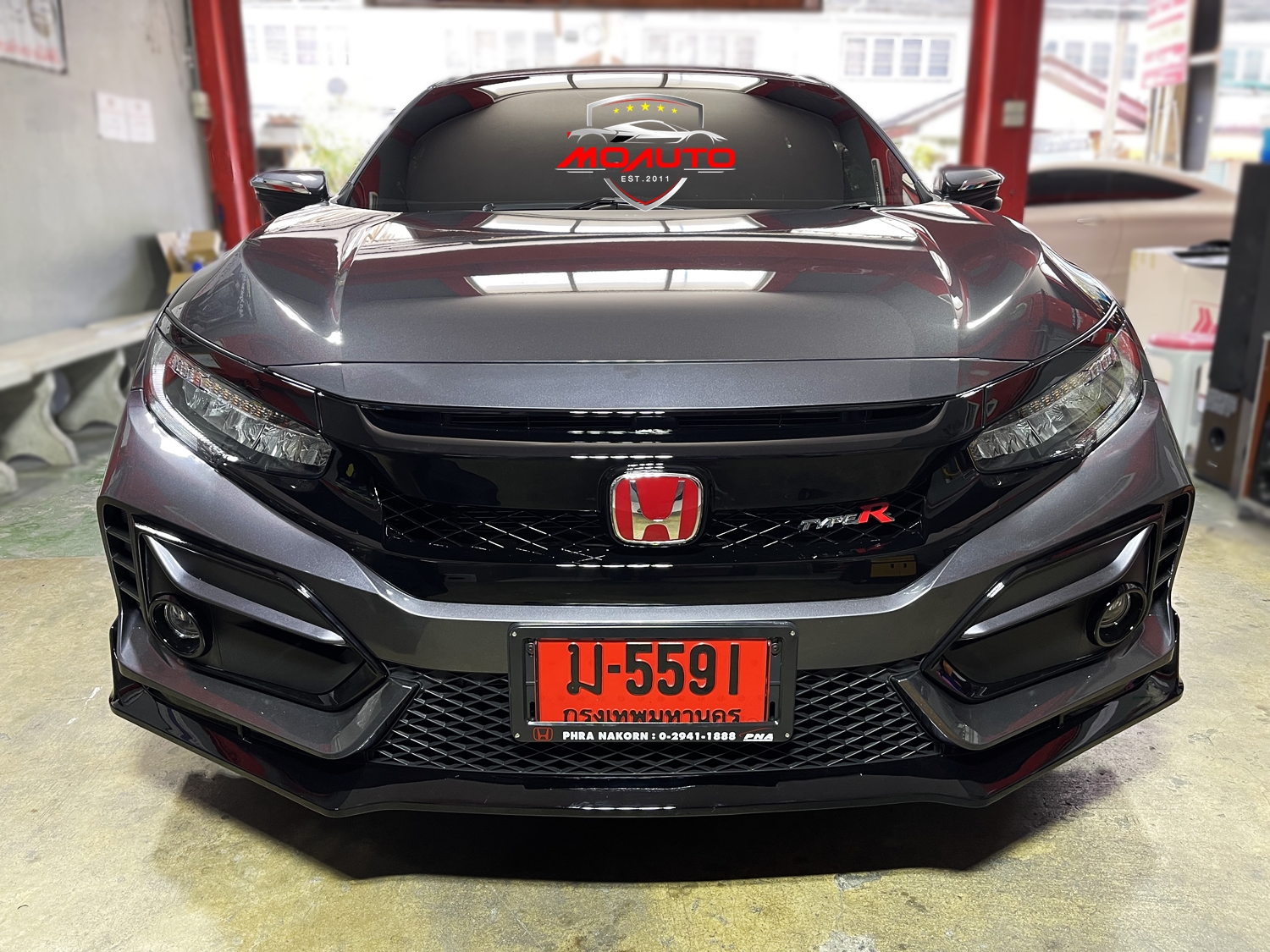 ชุดแต่ง TYPE-R MC กันชนหน้างานดิบ CIVIC FC / FK 2016 - 2021