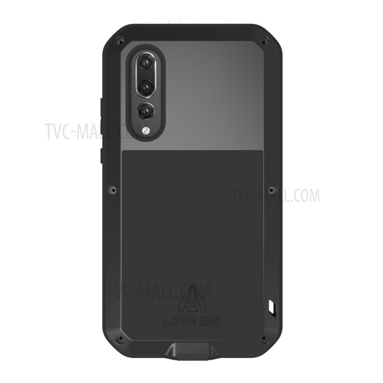 Case Huawei P20 Pro / Pre-order * LOVE MEI ทำจากโลหะแข็งและวัสดุซิลิโคนนุ่ม + กระจกนิรภัย *