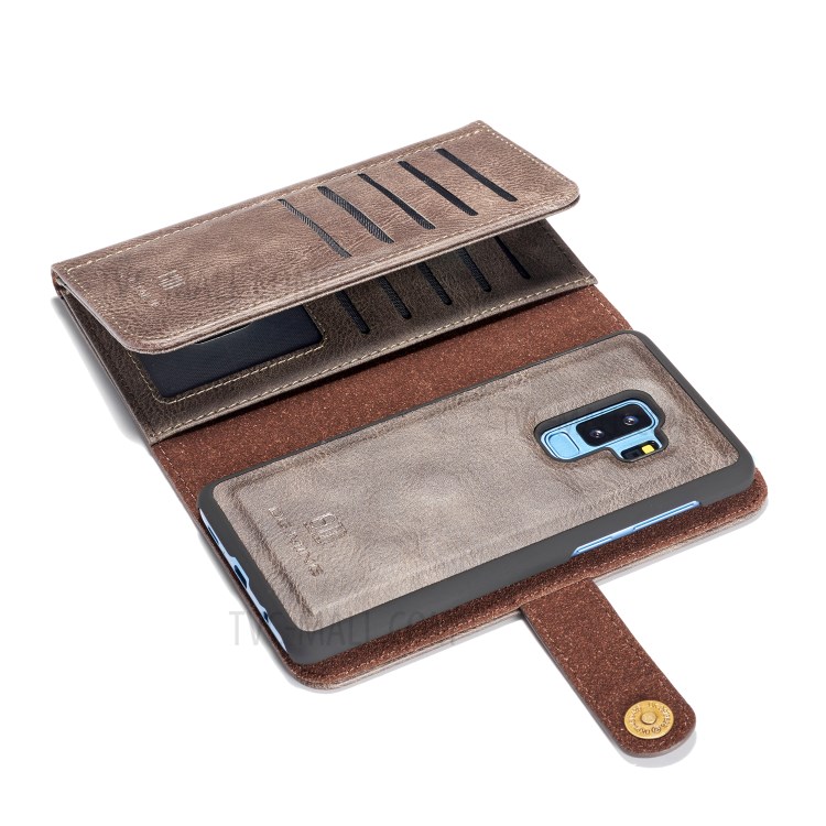 Case Samsung Galaxy S9 Plus / Pre-Order * DG.MING เคสกระเป๋าเงินหลายช่องแยกหนังกระเป๋าอเนกประสงค์แบบสามพับ *