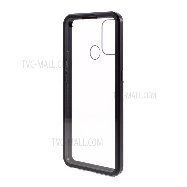 Case OPPO A53 (2020) # Pre-Order * เคสกระจกนิรภัยสองด้าน + เคสโทรศัพท์กรอบโลหะแม่เหล็กเต็มรูปแบบ *