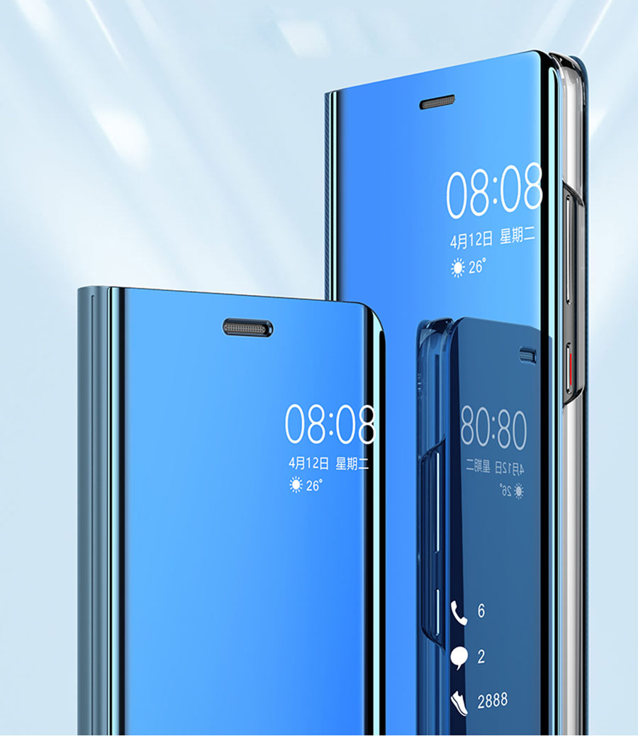 Case Huawei P20 Lite / Nova 3e / Pre-Order * เคสปกกระจกมองข้างหุ้มหนัง *