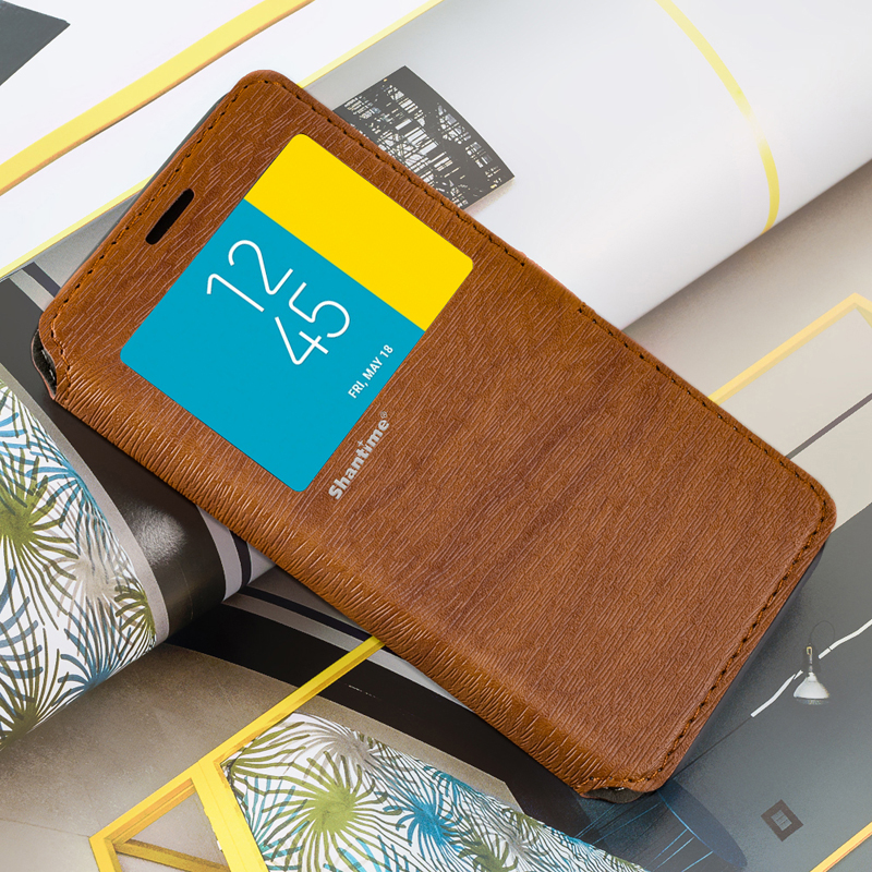 Case Huawei P8 Max / Pre-order * เคสหน้าต่างลายไม้ GRAIN หนัง PU นิ่มซิลิโคนปกหลัง *