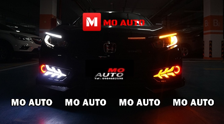 ไฟ Daylight CIVIC FC ทรง AUDI Style