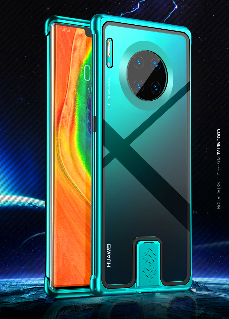 Case Huawei Mate 30 Pro / Pre-order * กรอบโลหะ Leshield ซีรี่ส์ + เคสแข็ง *