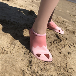 รองเท้าลุยน้ำ รองเท้าชายหาด สีโอรส (ไซส์ 22-23)