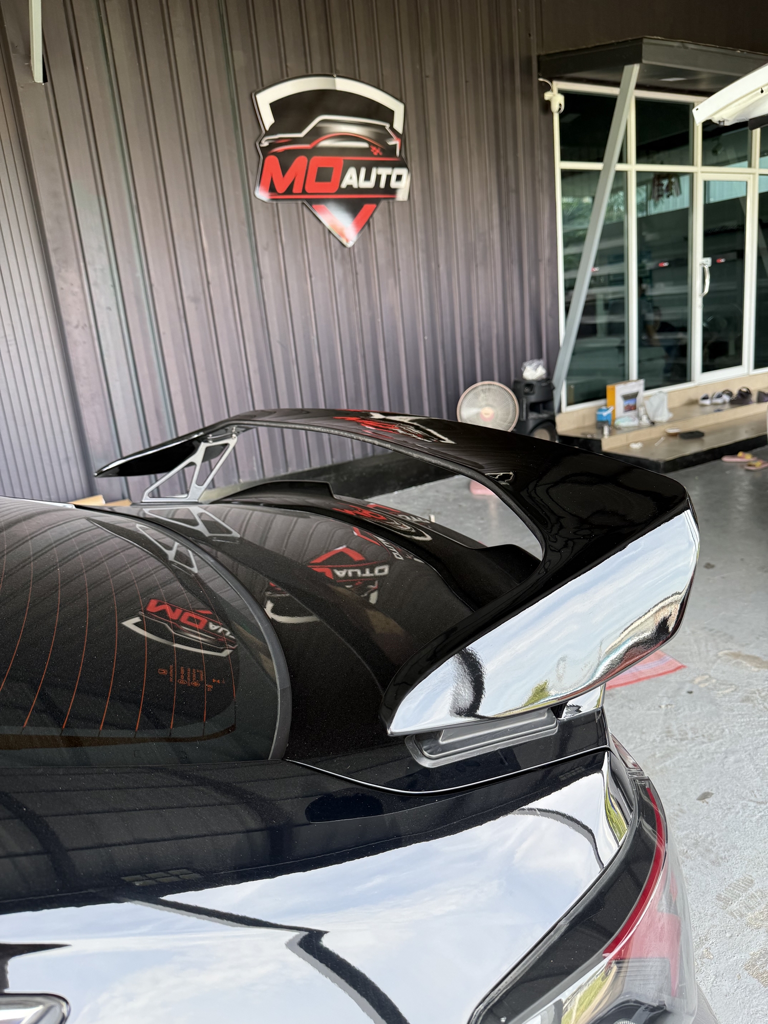 สปอยเลอร์ TYPE-R FL5 ดำเงา สำหรับ CIVIC FE