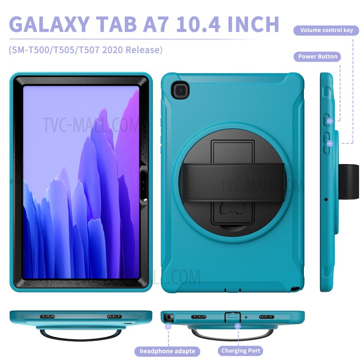 Case Samsung Galaxy Tab A7 (2020)/ Pre-Order * เคสขาตั้งหมุนได้ 360 °เคส PC + TPU *
