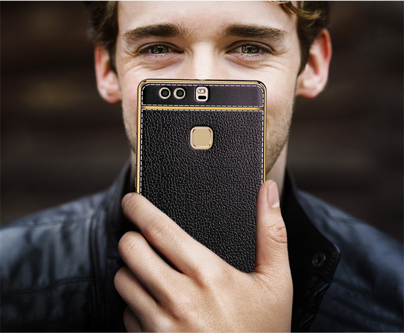 Case Huawei P9 Plus / Pre-order * เคสหนังซอฟท์ซิลิโคน บางเทคนิคการชุบ Fundas *