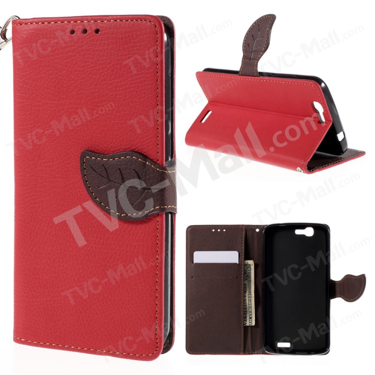 Case Huawei Ascend G7 / Pre-order * เคสปิดรูปใบไม้ *