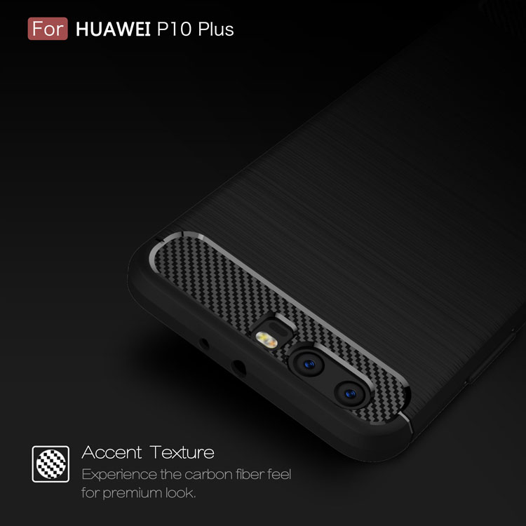 Case Huawei P10 Plus / Pre-order * เคสคาร์บอนไฟเบอร์ พื้นผิวแปรงขัด *