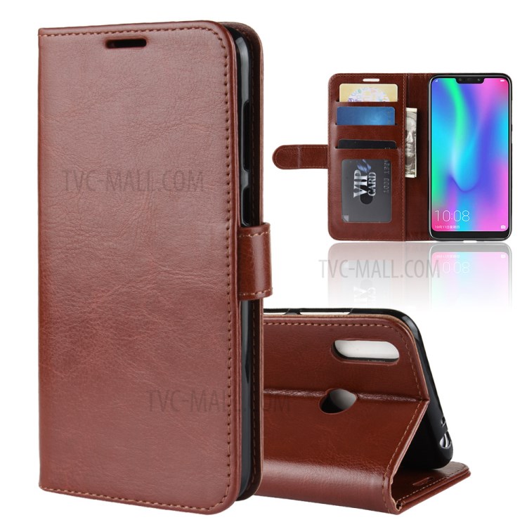 Case Huawei Honor 8C / Pre-Order * เคสหนังกระเป๋าสตางค์ Crazy Horse Texture พร้อมขาตั้ง *