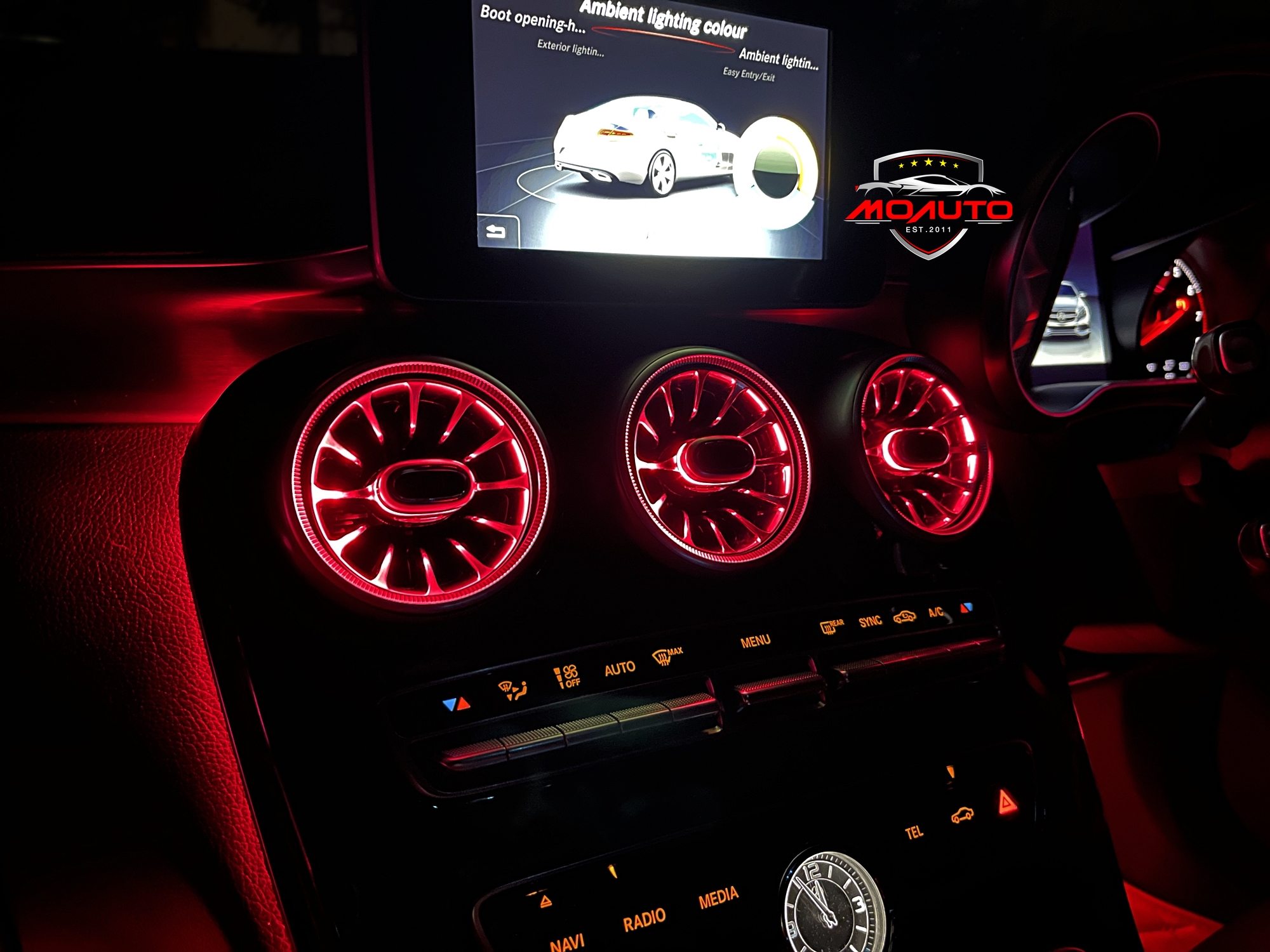 ไฟช่องแอร์ AMBIENT LIGHT AIR VENT - W205