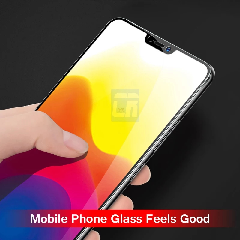 กระจกนิรภัย Huawei Y9 2019 / Pre-orde * DCR กระจกนิรภัยสีม่วง Anti-blue Light Tempered Glass *