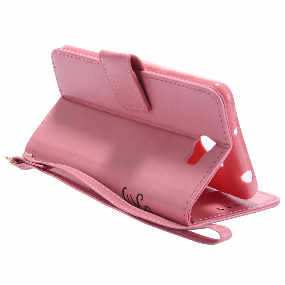 Case Huawei Y6ii / Pre-orde * เคสกระเป๋าสตางค์สไตล์หนัง PU หนังส่องสว่าง *