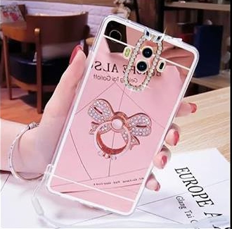 Case Huawei Mate 9 Pro / Pre-order * เคสTpu ซิลิโคนหรูหราใหม่ + ขาตั้งแหวน กระจก *