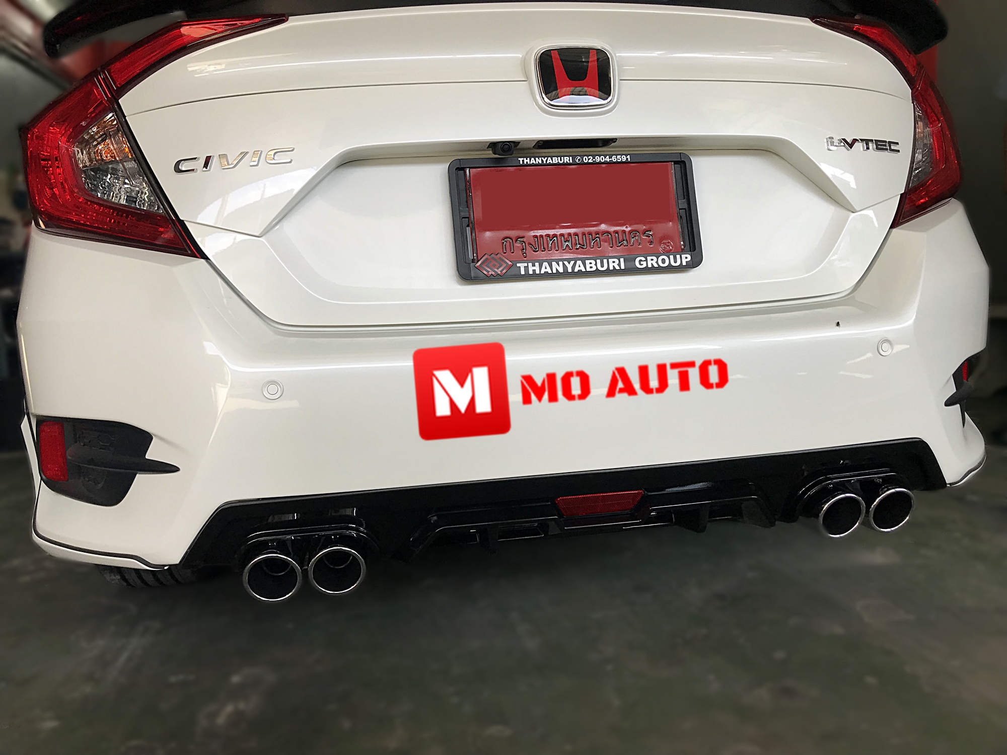 Diffuser ทรง Sport พร้อมปลายท่อหลอก CIVIC FC 2016-2021