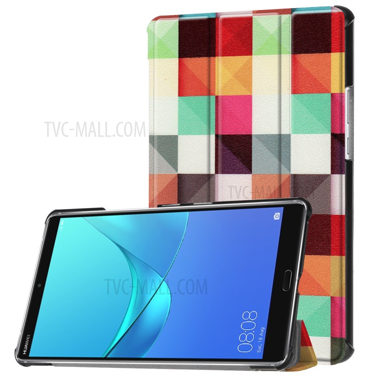 Case Huawei MediaPad M5 / Pre-Order * เคสพิมพ์ลายแบบ PU ด้านหน้าเครื่อง + PC เคสแข็ง *