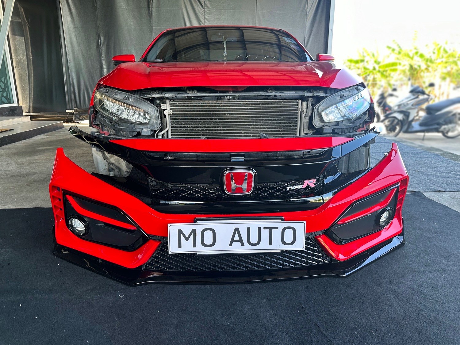 ชุดแต่ง TYPE-R สำหรับ CIVIC FC 2016-2021 (แบบเปลี่ยนกันชน)