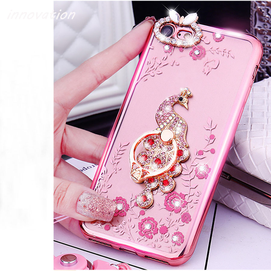 Case Huawei P10 Plus / Pre-order * เคสหรูหราเทคนิคการชุบทอง TPU ซิลิโคนอ่อนนุ่ม + แหวน *