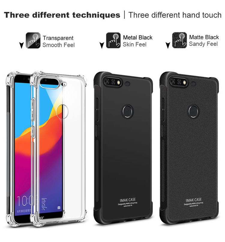 Case Huawei Y7 Pro 2018 / Pre-order * IMAK กันกระแทก 4 มุม TPU Case + Screen Protector ฟิล์ม *