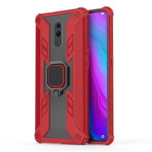 Case OPPO Reno / Pre-order * แบบนักรบหมุนแหวนขาตั้ง PC + TPU ปก *