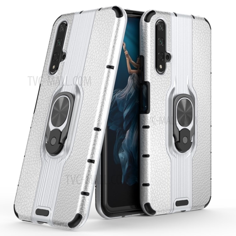 Case Huawei Nova 5T / Pre-order * เคสไฮบริด: PC + TPU ขายึดแหวนสำหรับการแสดงผลแนวนอนและการทำงานด้วยมือเดียว *