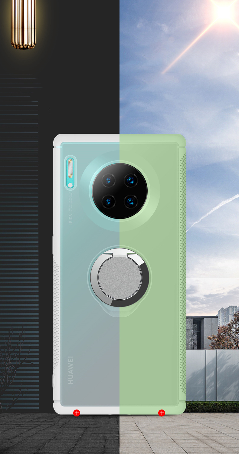 Case Huawei Mate 30 Pro / Pre-order * UV Light Sensing Color Charging TPU + แหวนนิ้วขาตั้ง *