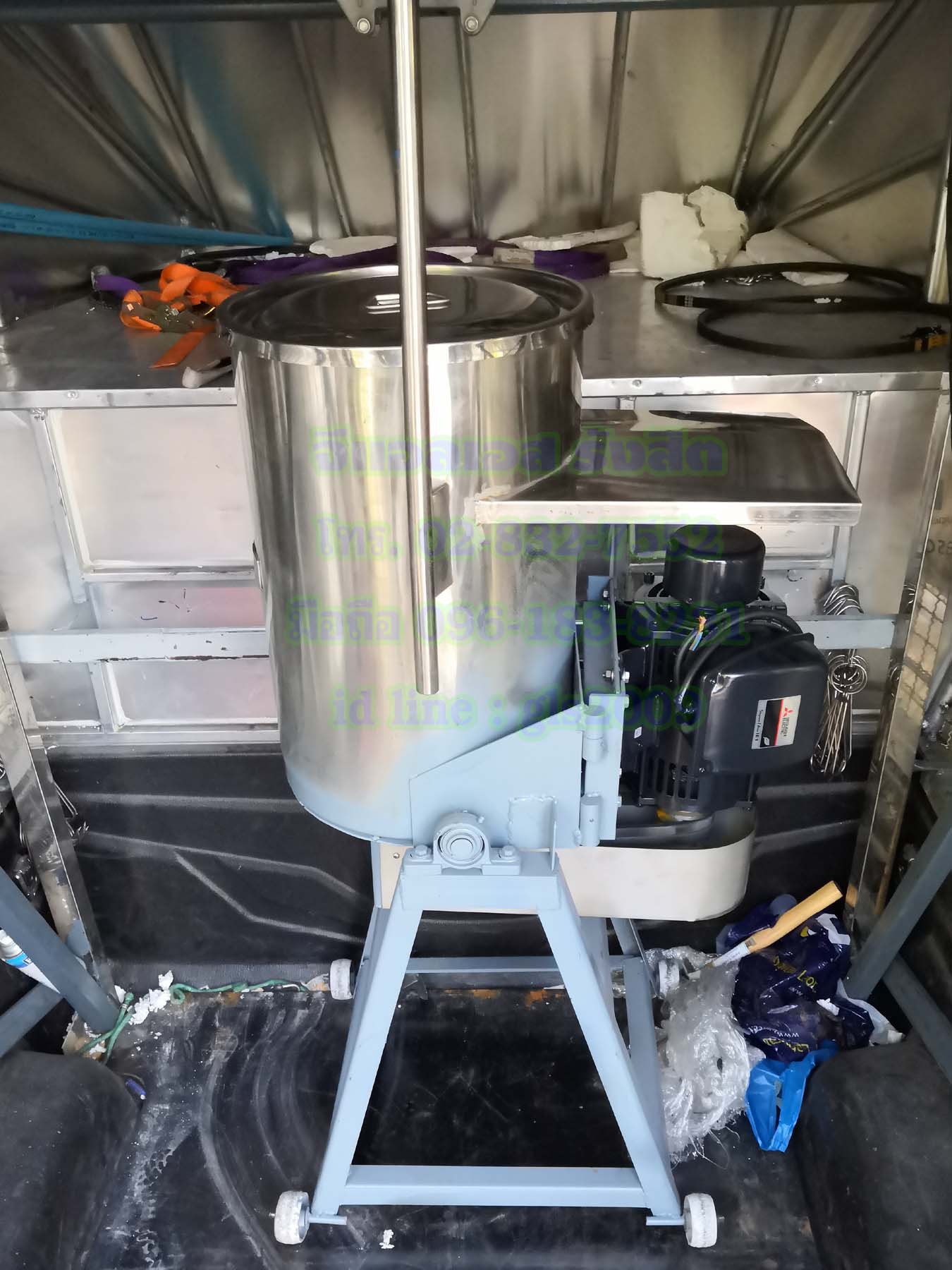 เครื่องทำน้ำเกล็ด13นิ้วมอเตอร์มิตซู2แรง