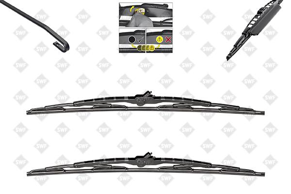 ใบปัดน้ำฝน BOXSTER 986, 987 (22+22 นิ้ว)