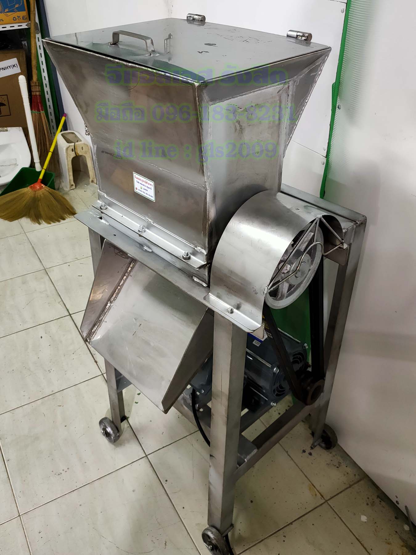 เครื่องตีน้ำแข็งสแตนเลส1กั๊กมอเตอร์2แรง