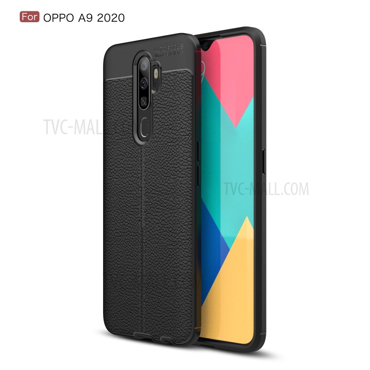 Case OPPO A9 (2020)/OPPO A5 (2020) / Pre-order * เคส TPU เนื้อลิ้นจี่ *