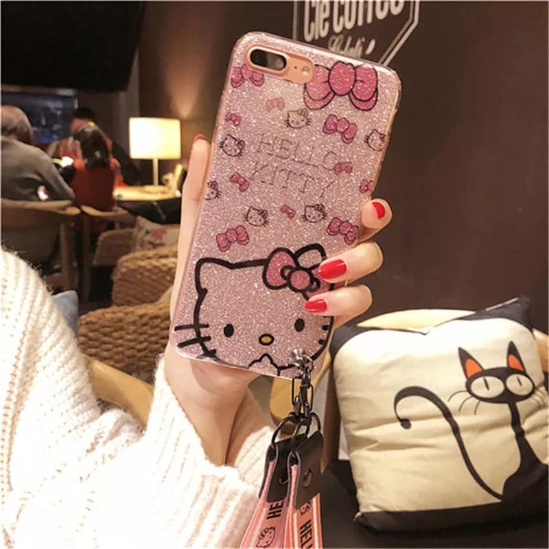 Case Huawei P30 / Pre-Order * เคสการ์ตูน Hello Kitty + สายคล้องมือ,สายคล้องคอ *