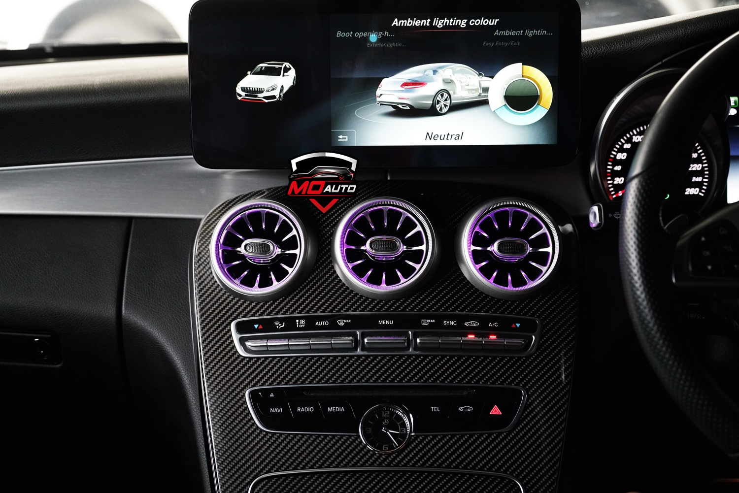 ไฟช่องแอร์ AMBIENT LIGHT AIR VENT - W205