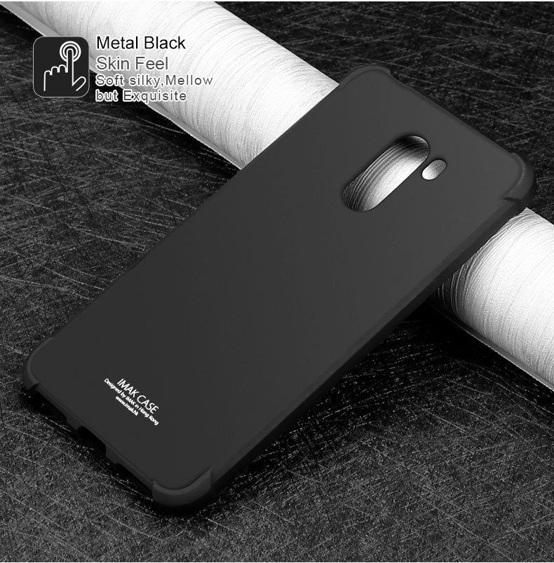 Case Xiaomi Pocophone F1 / พรีออเดอร์ * IMAK Skin Feel Anti-drop TPU Shell + ฟิล์มป้องกันรอย *