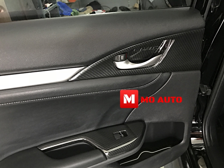 ครอบแผงมือเปิดประตูภายในคาร์บอน CIVIC FC/FC MC