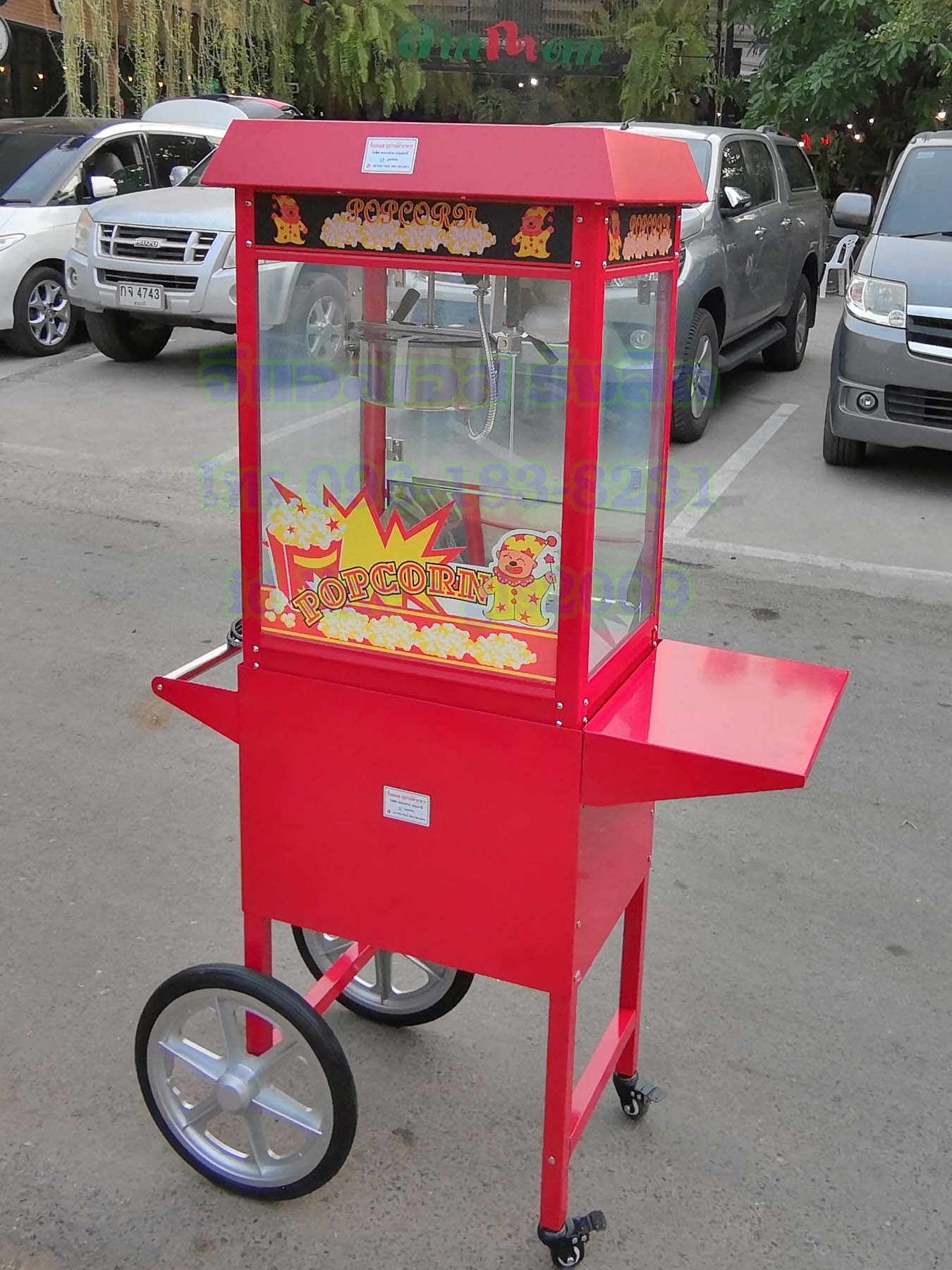 รถตู้ป๊อปคอร์นไฟฟ้าเกรดเอ