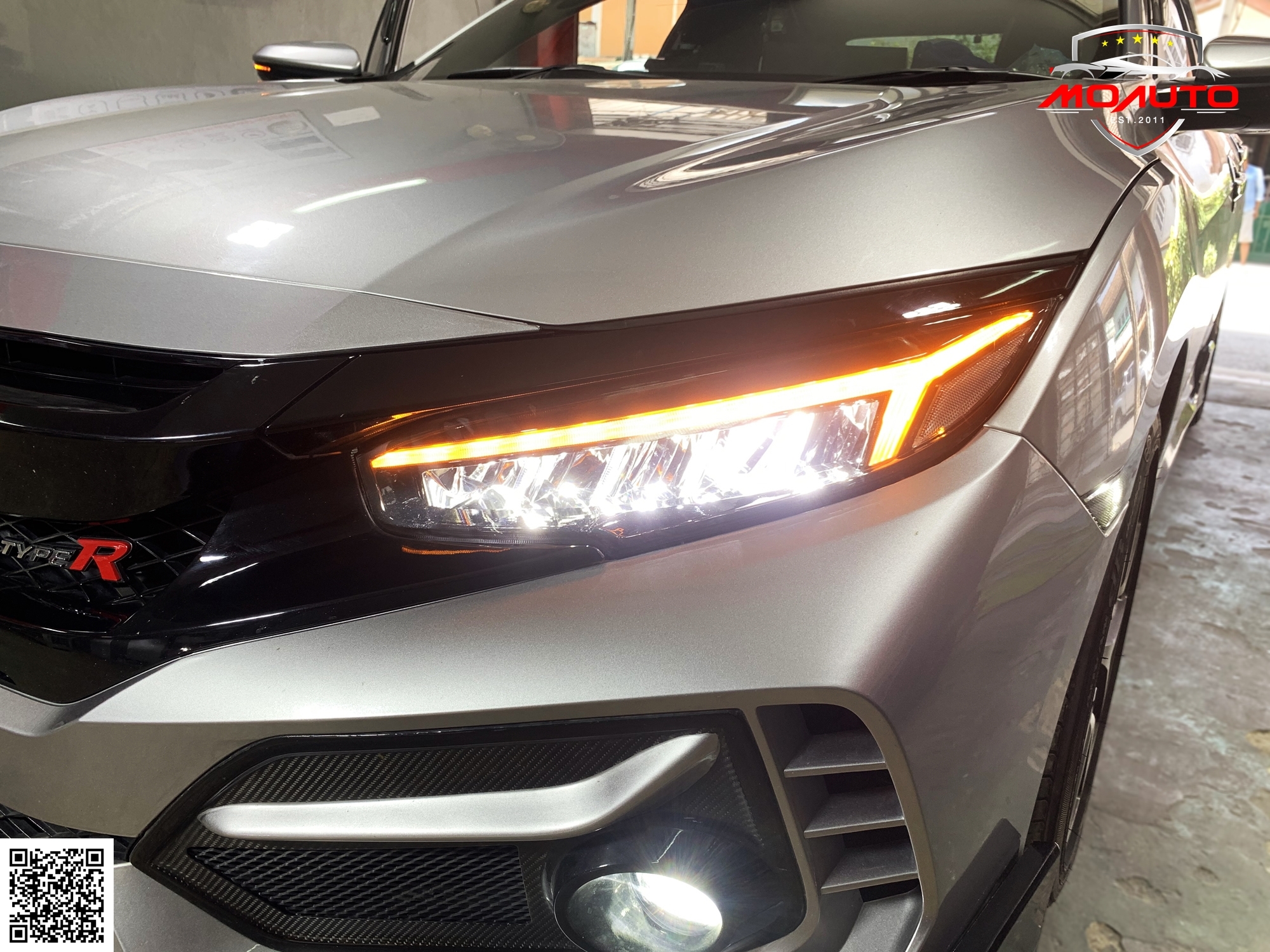 โคมไฟหน้า LED ทรง Audi Style CIVIC FC / FK 2016-2021