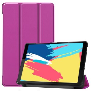 Case Lenovo Tab M8 FHD 8705 / Pre-Order * เคสซองหนัง 3- พับ เคสพีซีคุณภาพกลับพร้อมผิวหนัง PU *