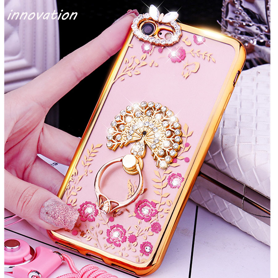 Case Huawei P10 Plus / Pre-order * เคสหรูหราเทคนิคการชุบทอง TPU ซิลิโคนอ่อนนุ่ม + แหวน *