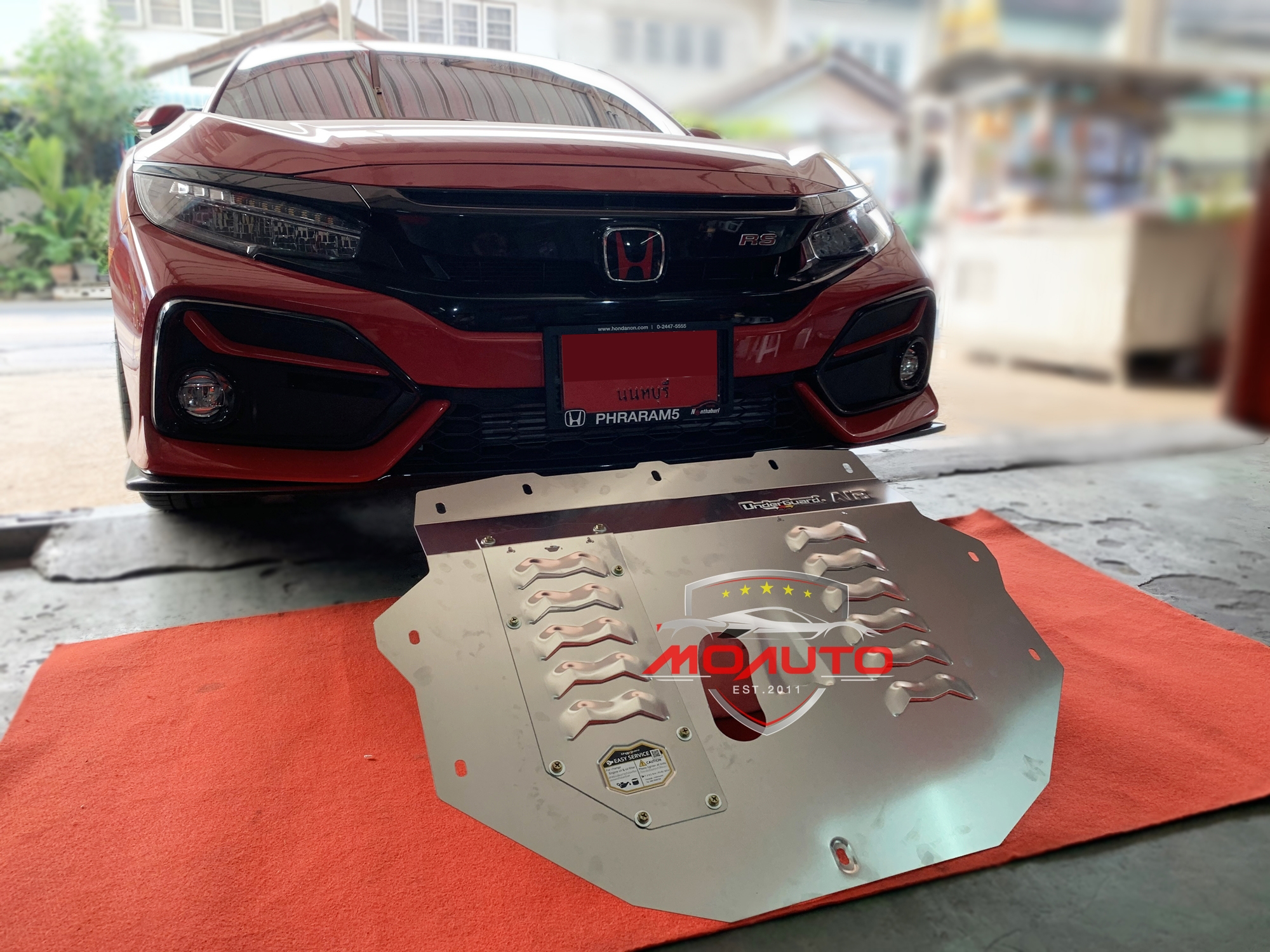 แผ่นปิดกันกระแทกใต้ห้องเครื่อง อันเดอร์การ์ด ( UnderGuard ) CIVIC FK (HATCHBACK)