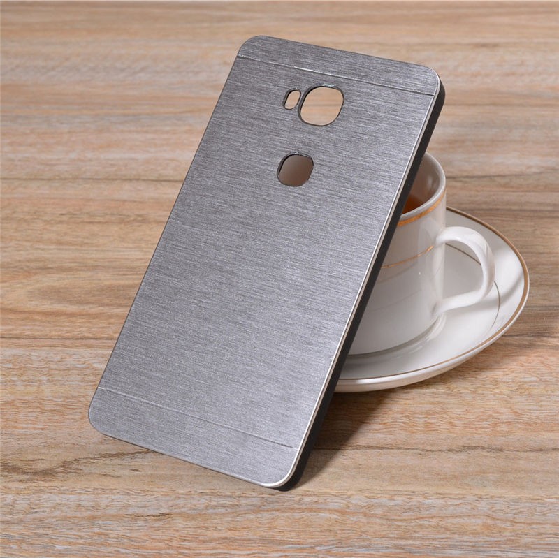 Case Huawei GR5 / Pre-order * เคสแข็งบางแปรงขัด โลหะอลูมิเนียม + PC *