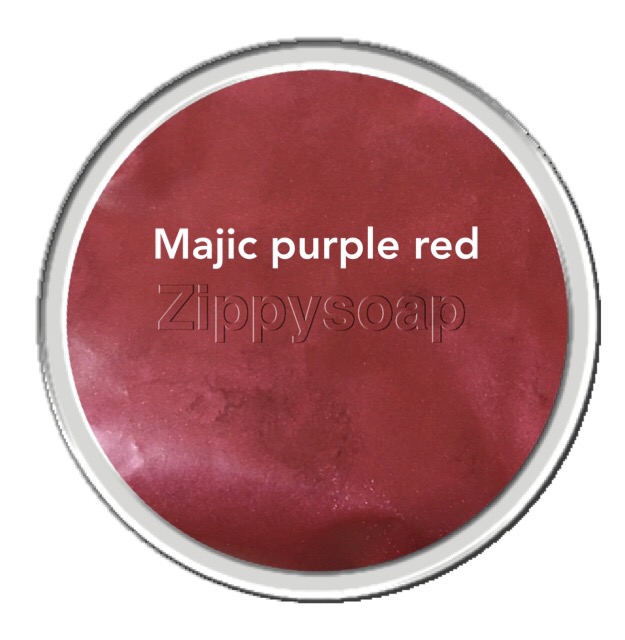 Mica แดงอมม่วง magic purple red 30g (7014) (MAD)
